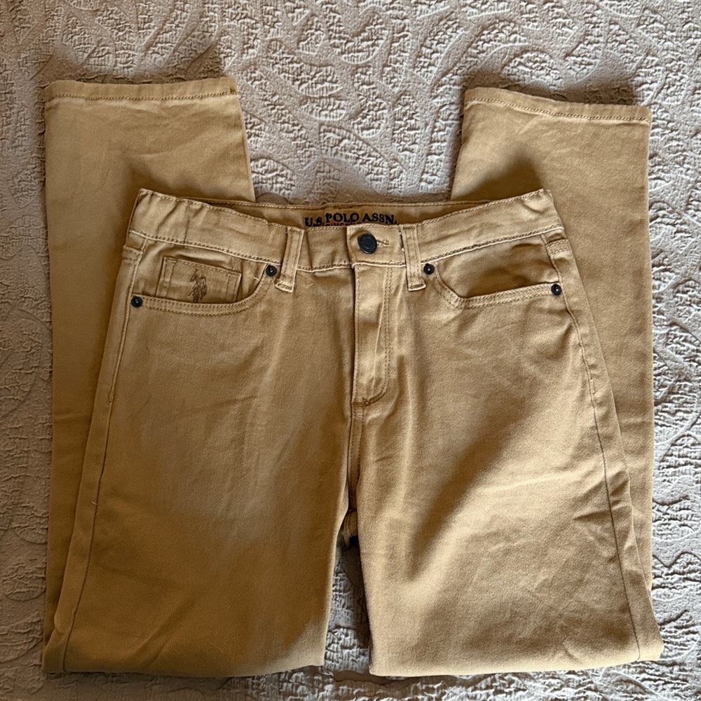 U.S. Polo Assn. Beige Casual Pants/ School Uniform